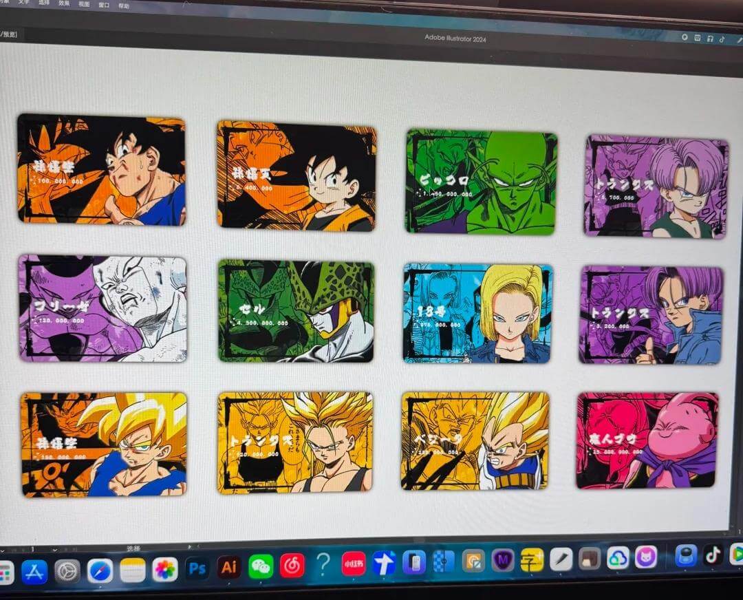 UV printing process for customized acrylic standees in factory