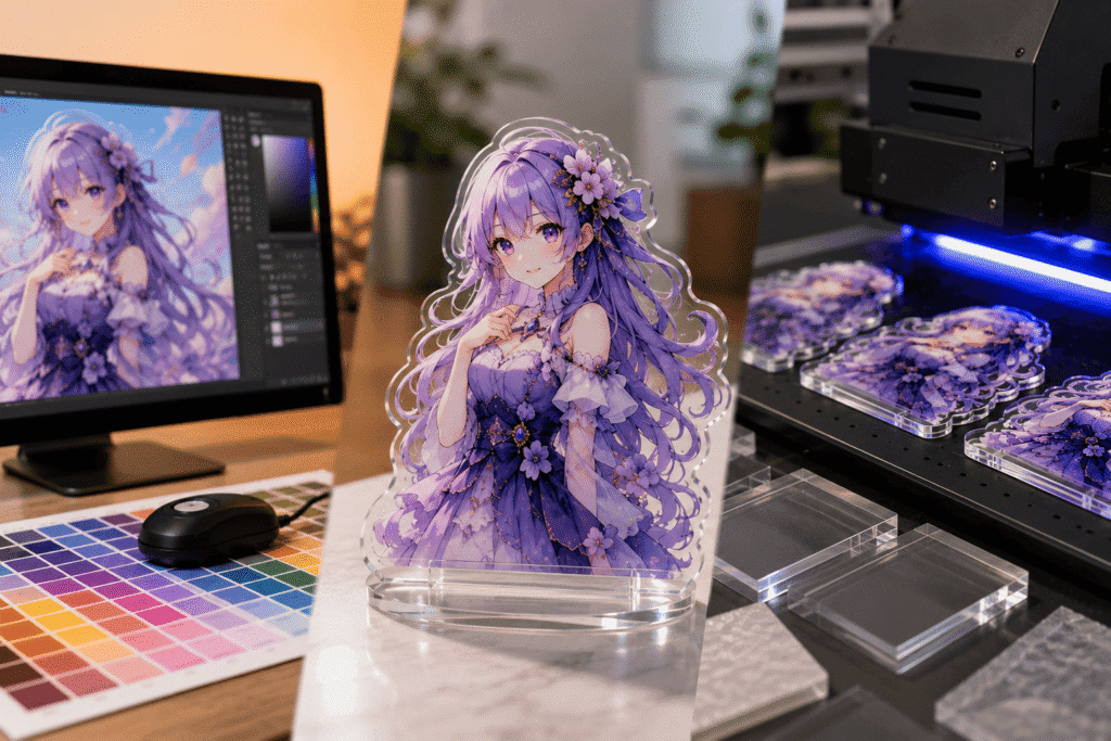 Why Are There Always Color Differences in a Finished acrylic standee?