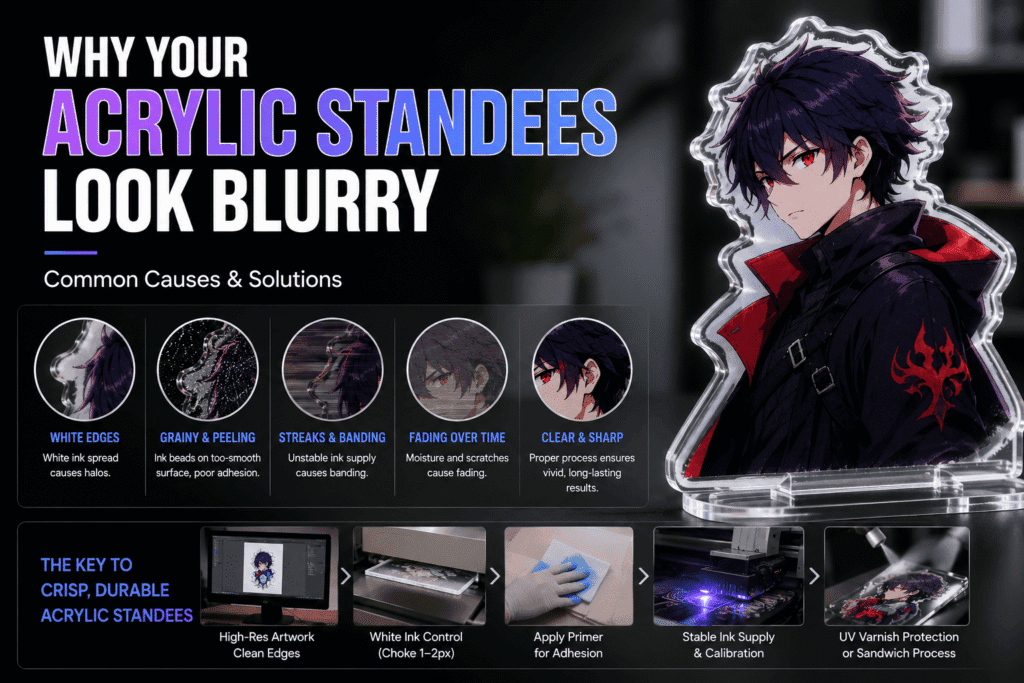 Why Your Acrylic Standees Look Blurry