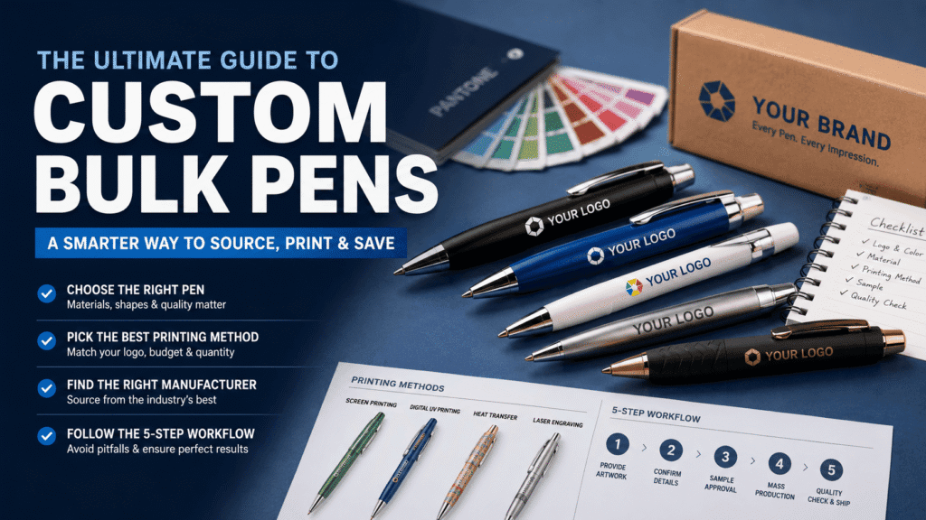 How to Customize Printed Pens for Wholesale