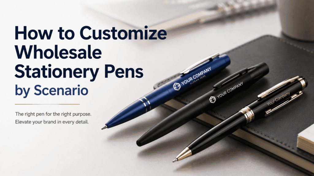 How to Customize Wholesale Stationery Pens by Scenario