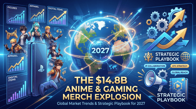 The $14.8B Anime & Gaming Merch Explosion: Global Market Trends & Strategic Playbook for 2027