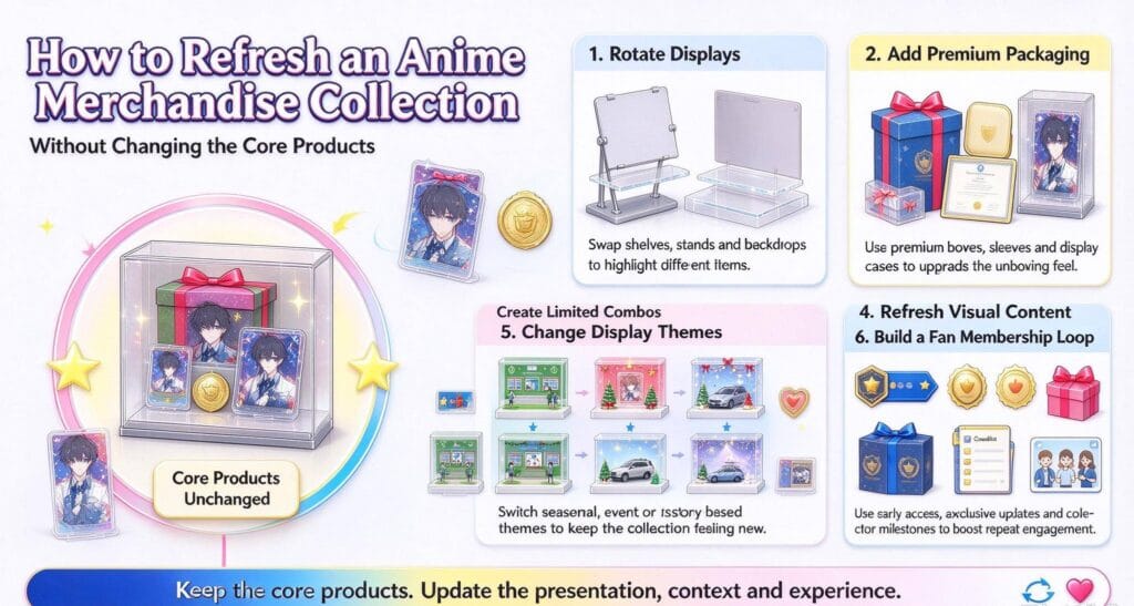 How to Refresh an Anime Merchandise Collection Without Changing the Core Products