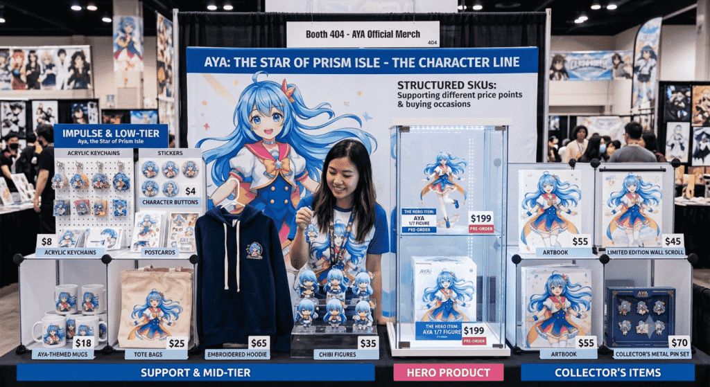 How to Turn One Anime Character Into a Complete Merchandise Line