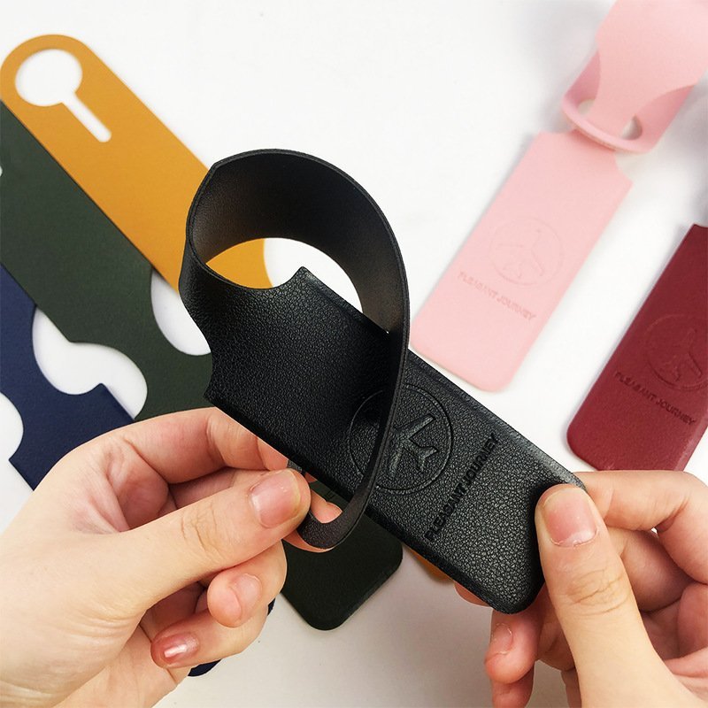 Custom folding luggage tag