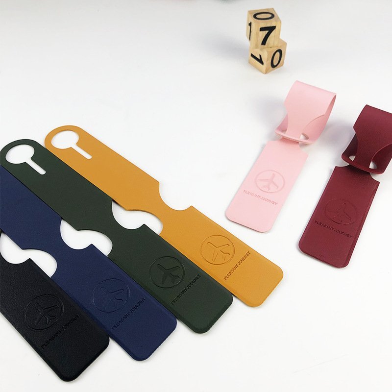 Custom folding luggage tag