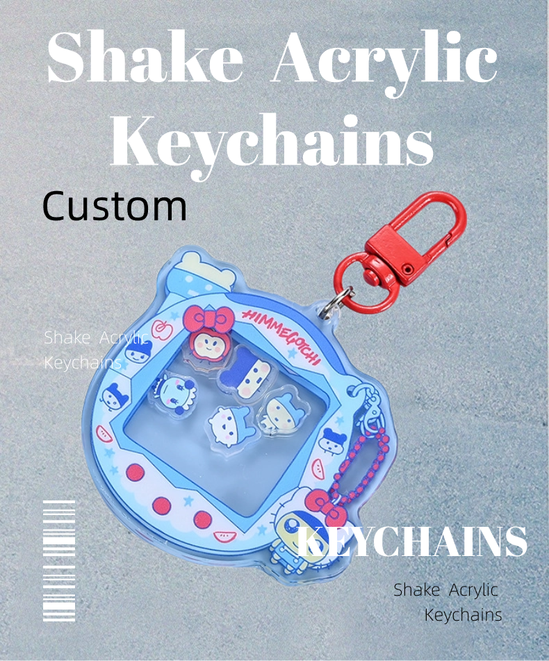 Custom Shake Acrylic Keychains