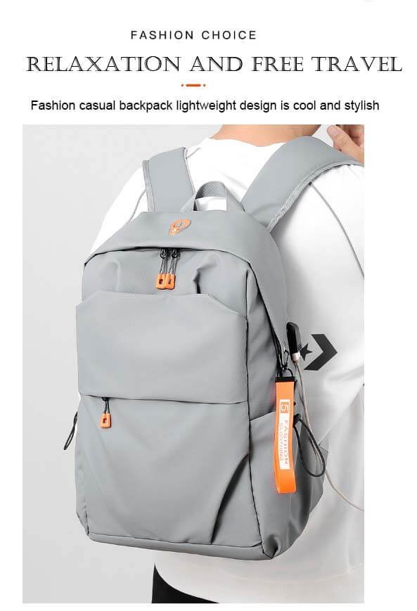 Custom computer travel commuting fashion men and women with custom logo backpack