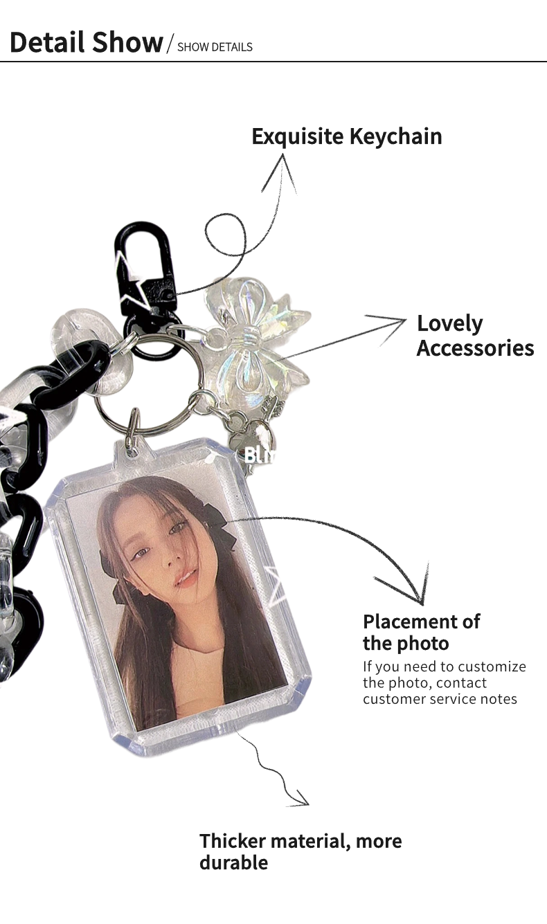 BOCE's Most Fascinating Customism Picture frame Acrylic Keychains