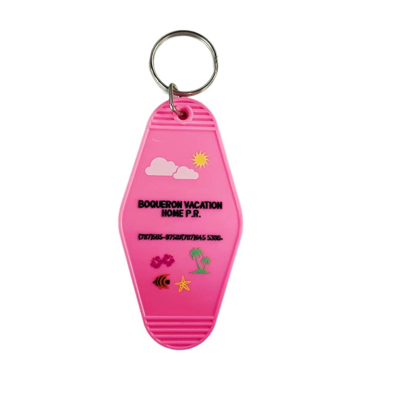 Custom motor hotel key chain